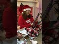 Opening Christmas Presents