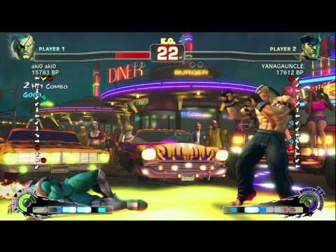 aki0 aki0 [Sagat] vs YANAGAUNCLE [Bison] SSF4 Japanese Online Ranked Matches - TRUE-HD
