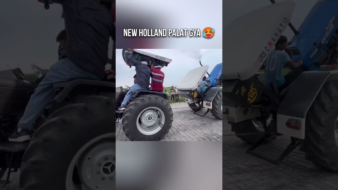 NEW HOLLAND PALAT GYA 🥵 // NISHU DESHWAL #automobile #rohitdeshwal #nishudaswal #shortsfeed #viral