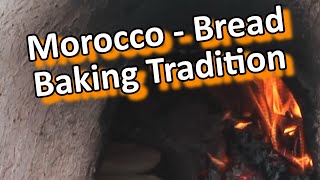 preview picture of video 'Traditional bread preparation in Morrocco'