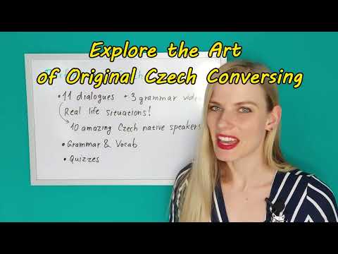 "Explore the Art of Original Czech Conversing" ✨ What will you find in my new video course?