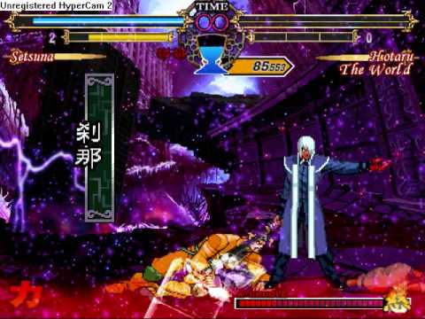 MegaMugen: Setsuna VS Hotaru and The World (Dio's Stand)