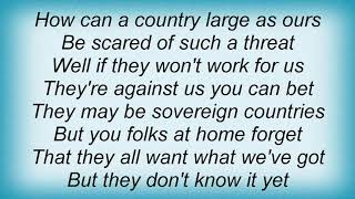 Billy Bragg - The Marching Song Of The Covert Battalions Lyrics