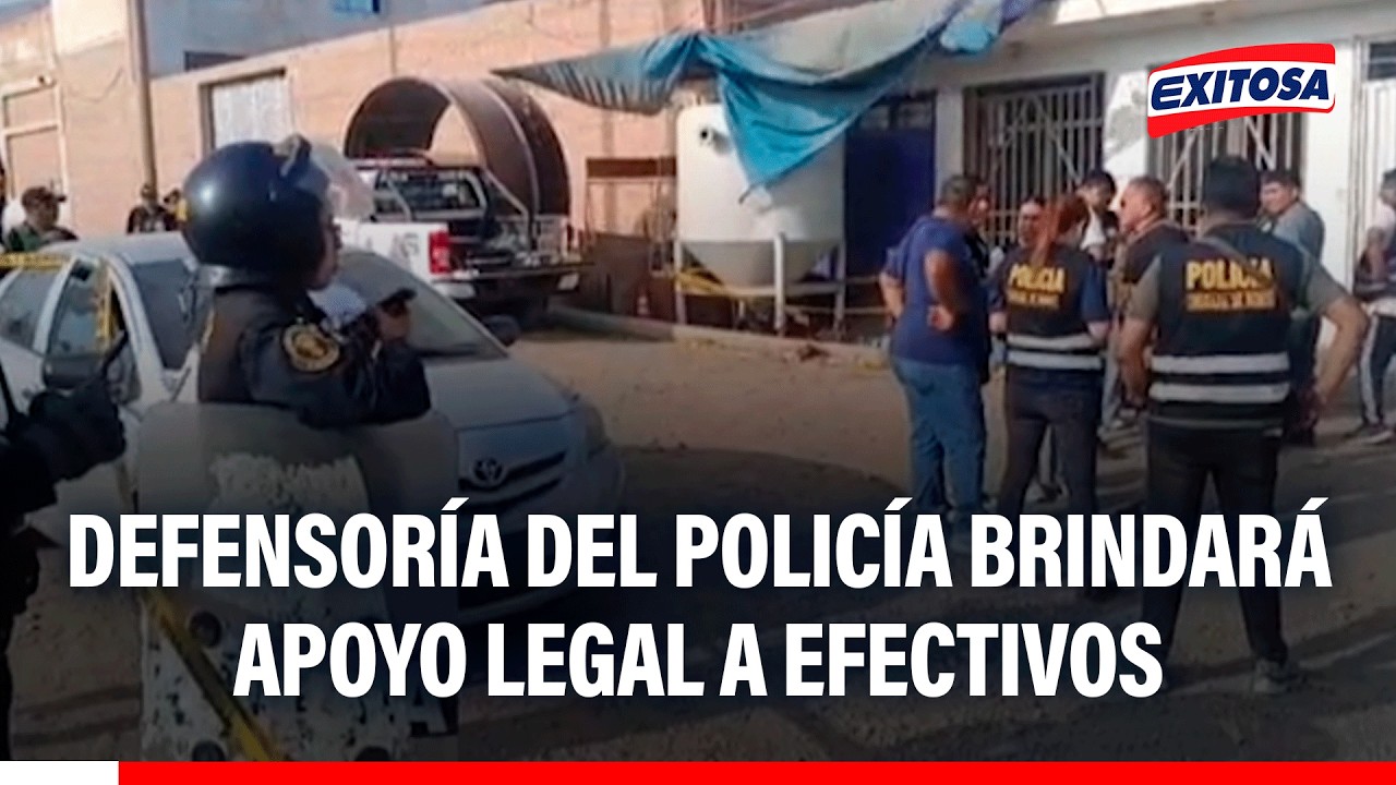🔴🔵 Defensoría del policía brindará apoyo legal a efectivos que participaron en intervención