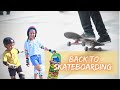 Back To Skateboarding At The Skatepark