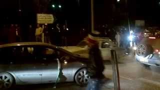 preview picture of video 'party with cars after match in boussouf Constantine Algeria'