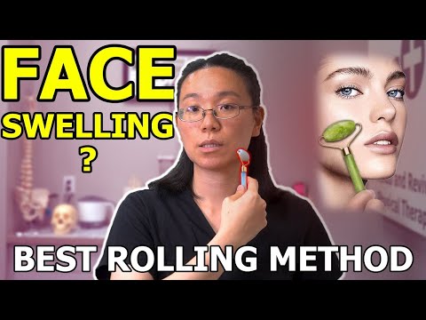 Bloated Face Rolling | Jade Roller