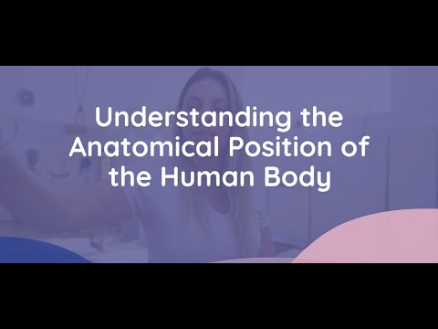 Anatomical position And Directional Terms- Easy way to learn