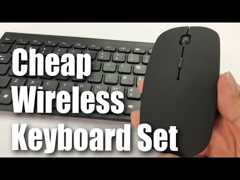 Cheap 2.4ghz wireless keyboard and mouse combo by upwade rev...