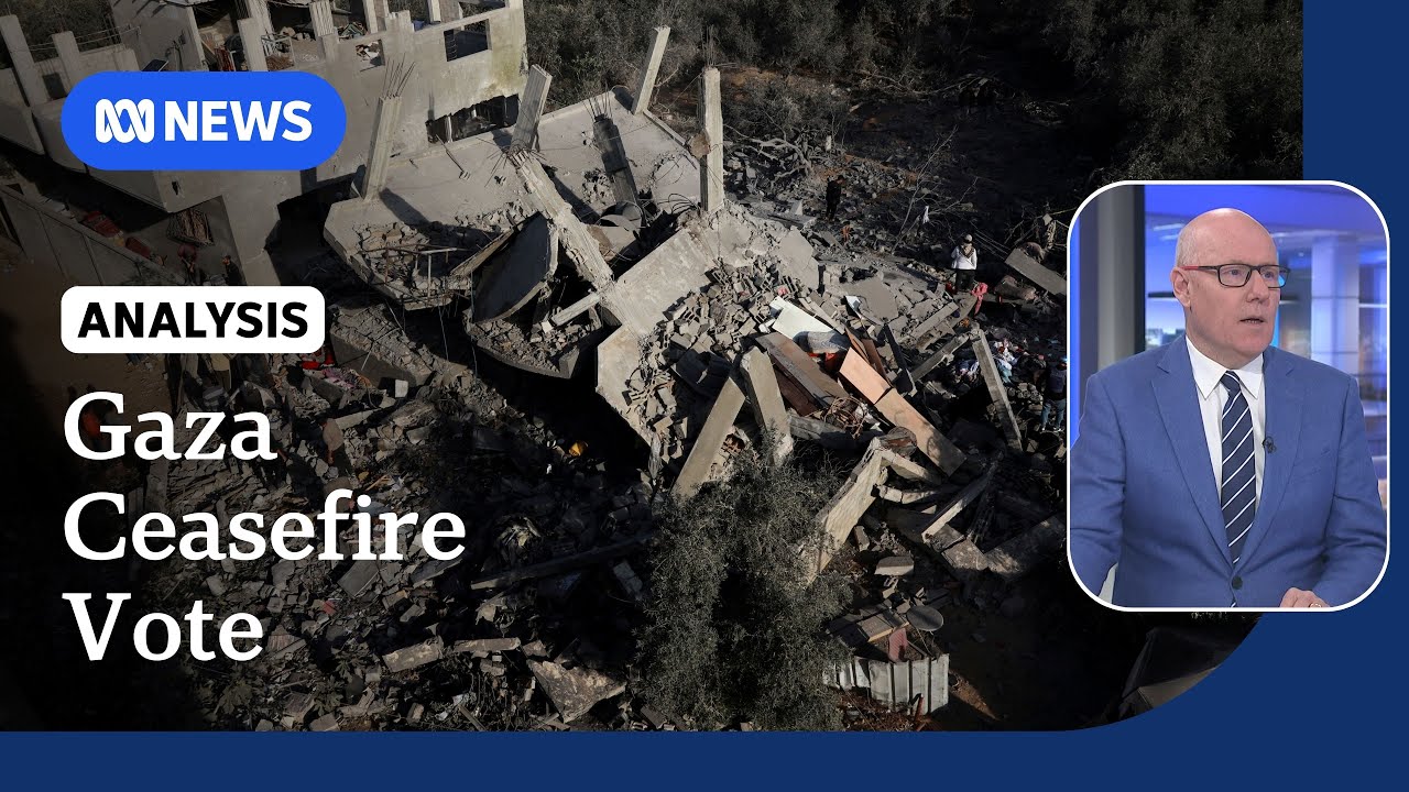 Australia joins vast majority of allies in calling for Gaza ceasefire | ABC NEWS