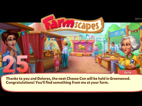 FARMSCAPES Gameplay Story at LEVEL 1050 - 🧀Chesee Story🧀 - Day Completed