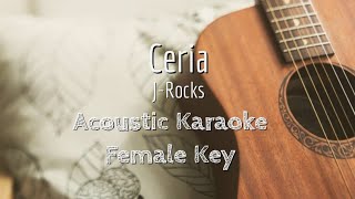 Download lagu Ceria - JRock - Acoustic Karaoke (Female Key) mp3