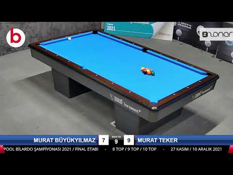 MURAT BÜYÜKYILMAZ & MURAT TEKER Bilardo Maçı - 