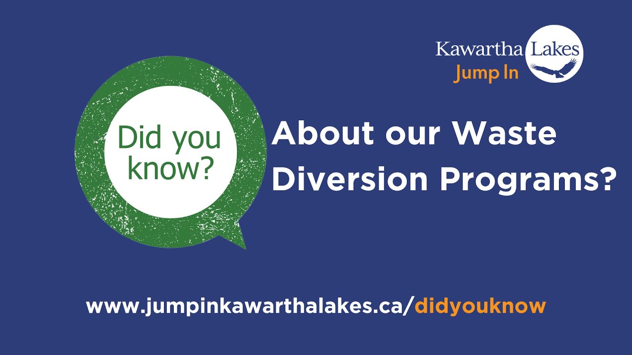 Did you know about our Waste Diversion Programs?