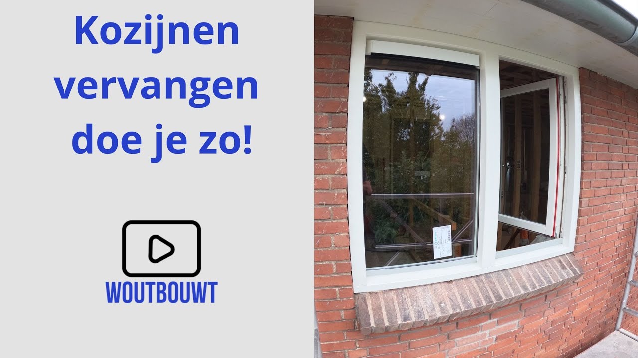 Kozijnen vervangen doe je zo!