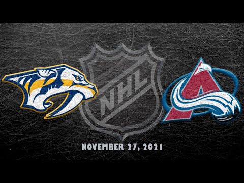 NHL Predators vs Avalanche | Nov.27, 2021