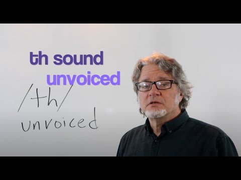 /th/ - unvoiced consonant sound