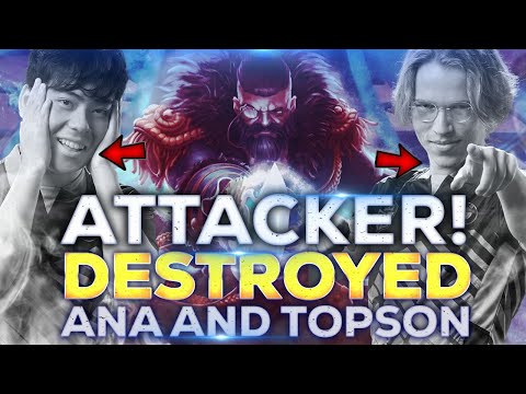 When Ana and Topson Meet Best Kunkka !Attacker ft. 200 IQ Next Level Play by Attacker Dota 2