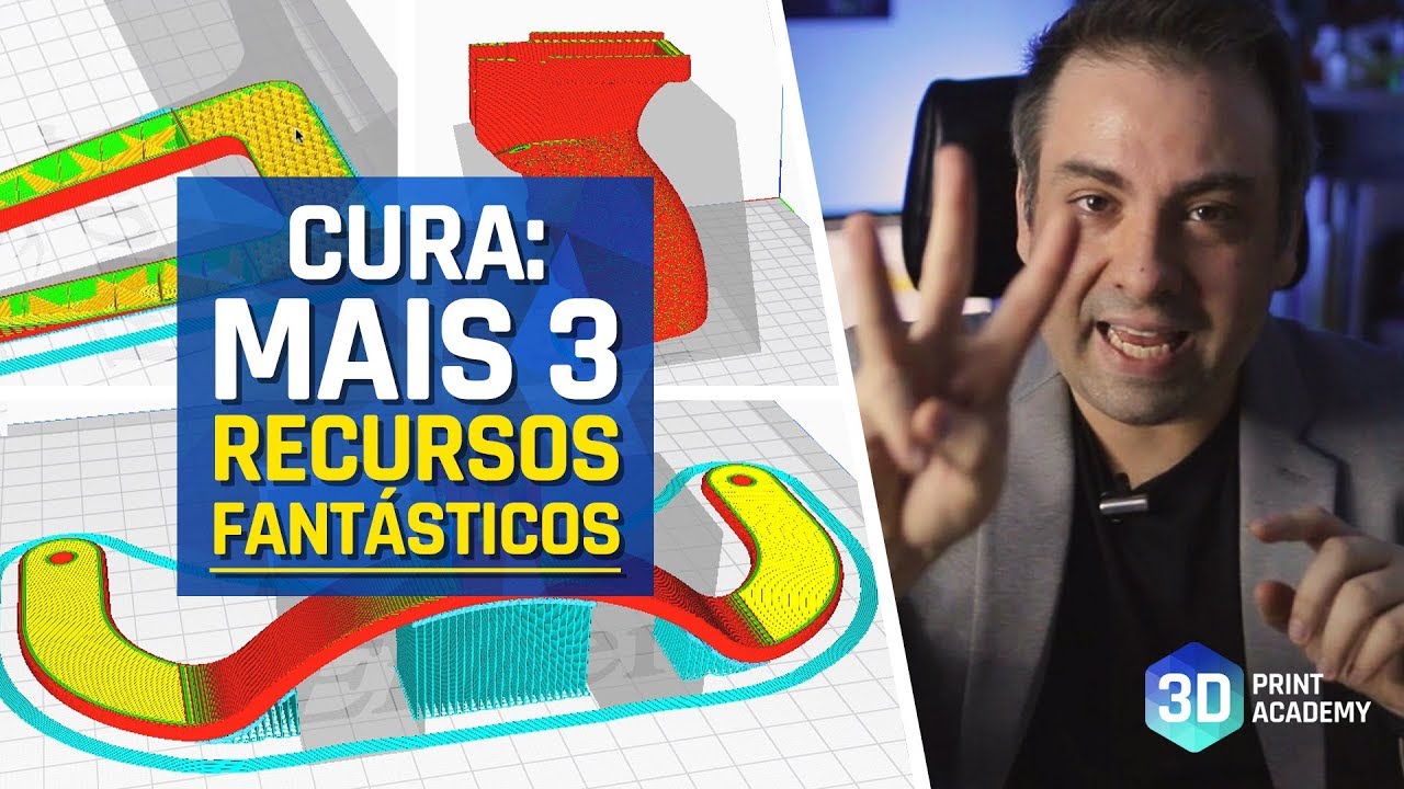 CURA: SUPORTES CUSTOMIZADOS , MÚLTIPLOS PROCESSOS E TEXTURA AUTOMÁTICA para suas Impressões 3D