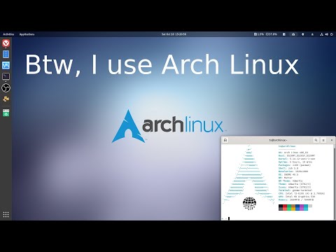 Btw, I use Arch Linux now