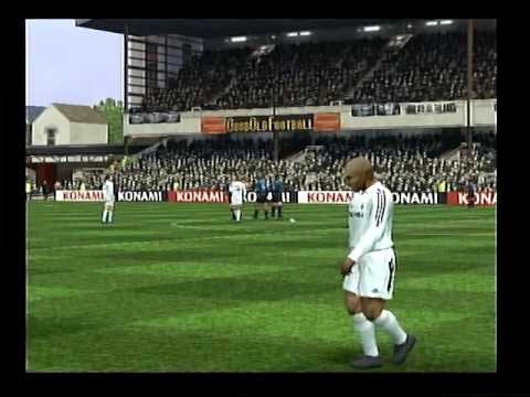 Pro Evolution Soccer 5 Gameplay (PS2) - Inter vs R. Madrid - Adriano, emperador del PES