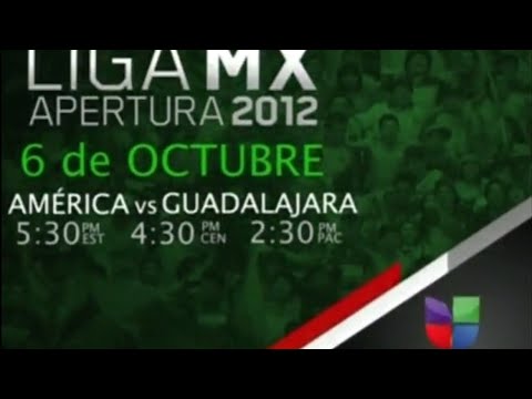 Liga MX (Club America vs Chivas de Guadalajara) Promo on Univision - Early October 2012