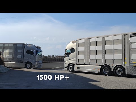 4k - 1500 HP + 2x Volvo Trucks FH16 750 Exterior Design + Trailer (F.lli Cancro)