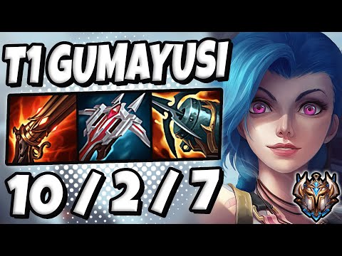T1 Gumayusi Jinx vs Kaisa [ ADC ] Korea Challenger Patch 12.4 ✅