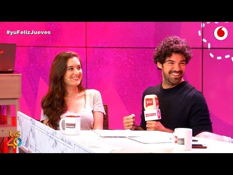 Victoria Martín (Chica Fitness) le declara su amor a Miguel Ángel Muñoz #yuFelizJueves