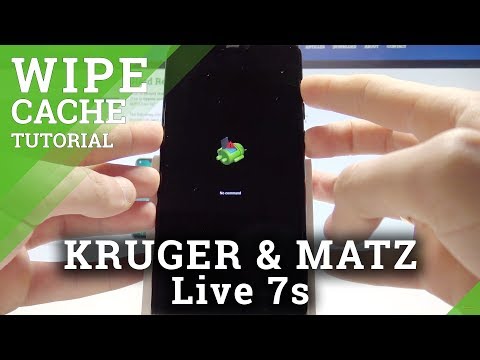 How to Wipe Cache in KRUGER & MATZ Live 7s - Reset Cache Partition
