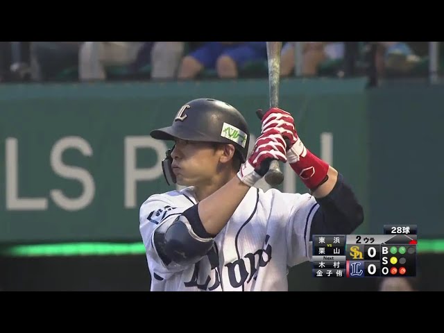 【2回裏】沖縄の夜空へ高々と上がるライオンズ・栗山の先制2ランホームラン!! 2019/5/21 L-H