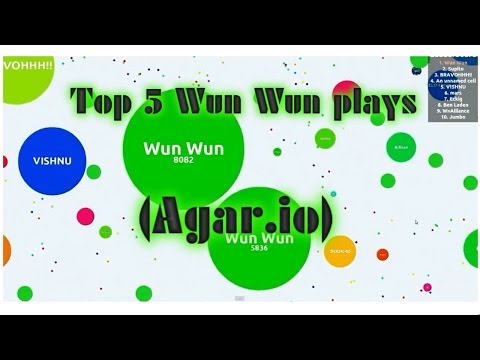 Top 5 Wun Wun plays (Agar.io)