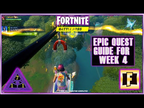 Fortnite New Week 4 Epic Quests Guide Complete All Challenges the Easy Way Chapter 2 Season 7