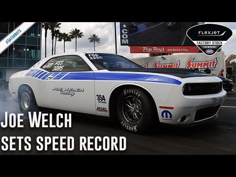 Joe Welch wins #Gatornats with Factory Stock Showdown speed record