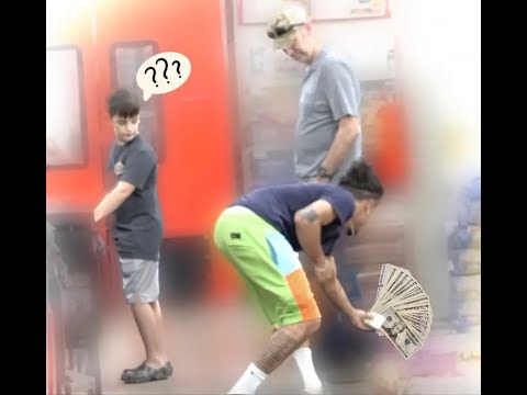 FINDING STRANGERS MONEY PRANK!! #prank #money #youtube