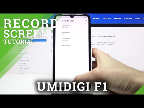 How to Record Screen on UMIDIGI F1 – Screen Videos