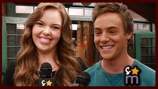 BUNK'D Cast Talk Season 1, Woodchuck Salute & Bloopers - Miranda May, Kevin G Quinn video