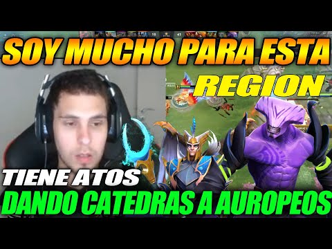 😱MANDY EN SERVIDOR EUROPA, SE SORPRENDE DE UN SKY SUPP CON ATOS MIN 10 ROMPIO RECORD 😂😜 | DOTA 2 ✅