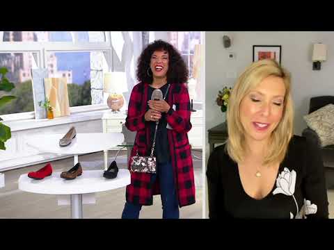 Clarks Collection Leather Ballet Flats - Sara Aster on QVC