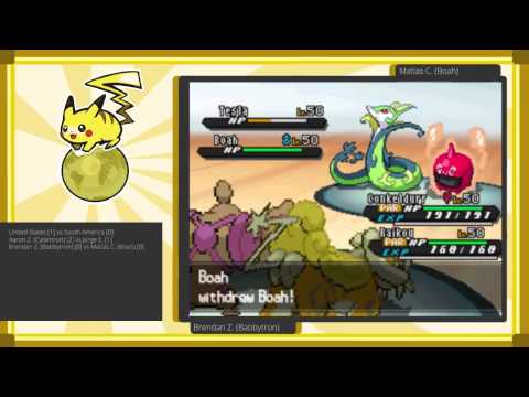 VGC '13 Int'l Friendly - USA vs South America: Brendan Z. (Babbytron) vs Matías C. (Boah) Game 1