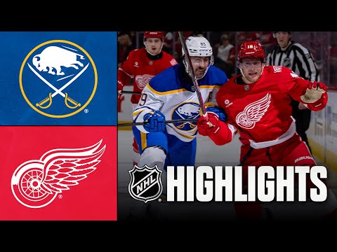Buffalo Sabres vs. Detroit Red Wings | NHL Highlights | November 15, 2025