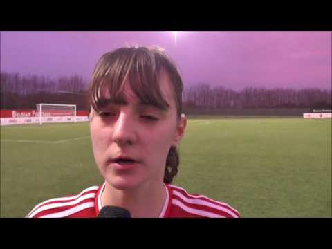 Zenia Mertens na België U16 – Duitsland U15 op 11.12.2016