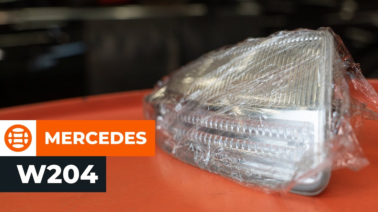 Hoe extra knipperlamp vervangen bij een Mercedes W204 – vervangingshandleiding
