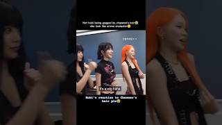 Download lagu Hobi’s reaction to Chaewon’s hair pls😭 she look like anime character😄 #jhope #trending #new #shorts mp3