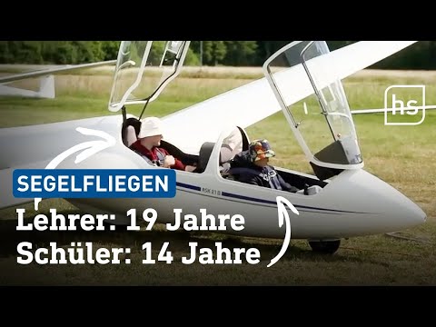 Wird alles klappen? 19-Jähriger bringt 14-Jährigem Segelfliegen bei | hessenschau