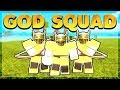 Fighting the Server's Strongest God Tribe *PvP* (Roblox Booga Booga)