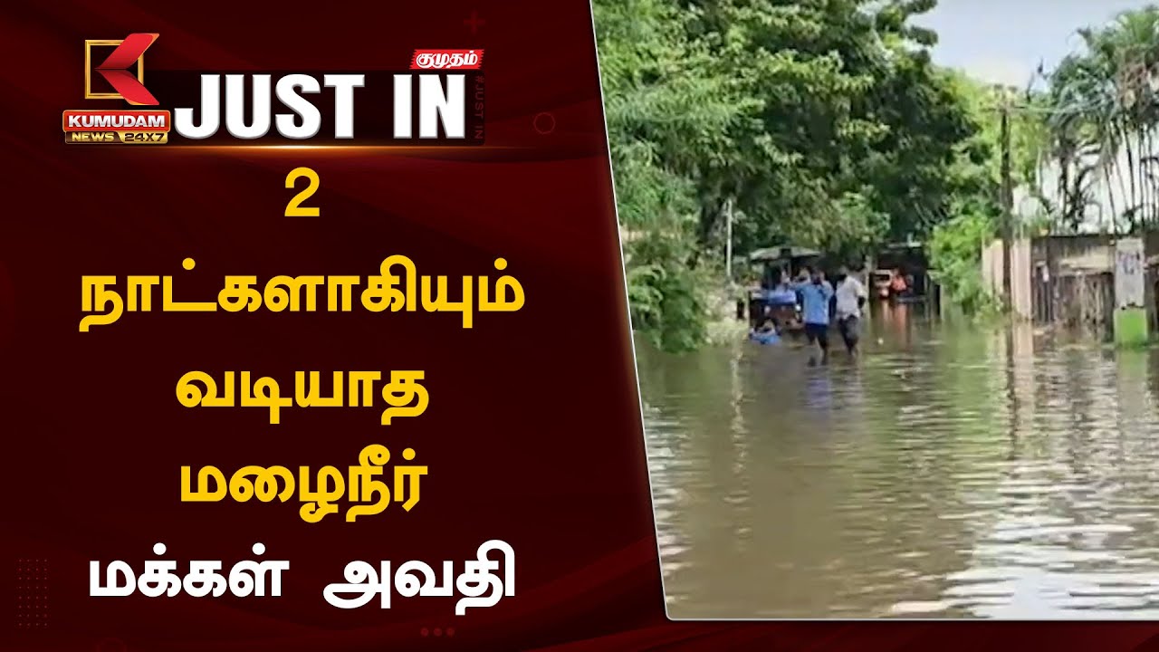 Chennai Rains : 2 நாட்களாகியும் வடியாத மழைநீர் - மக்கள் அவதி | Waterlogging in Chennai | TN Rains