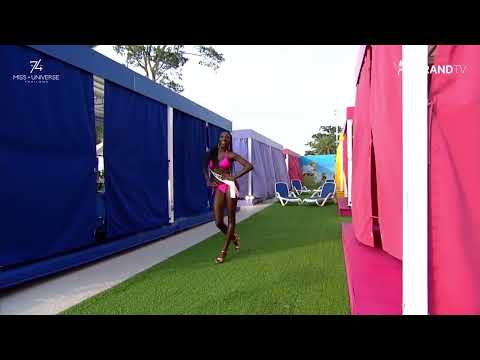 Miss Universe Cote D'ivoire Olivia Yace Swimsuit Fashion show #thehomeofpageantry