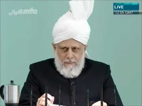Friday Sermon 2012 03 30 - Office-Holders Need to Set an Example ....