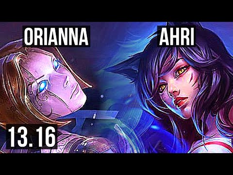 ORIANNA vs AHRI (MID) | 3/0/5, 1000+ games | KR Master | 13.16